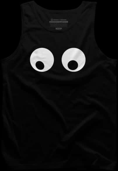 Googly Eyes Tank Top PNG Image