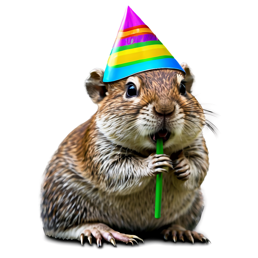 Gopher In Party Hat Png Qcw PNG Image