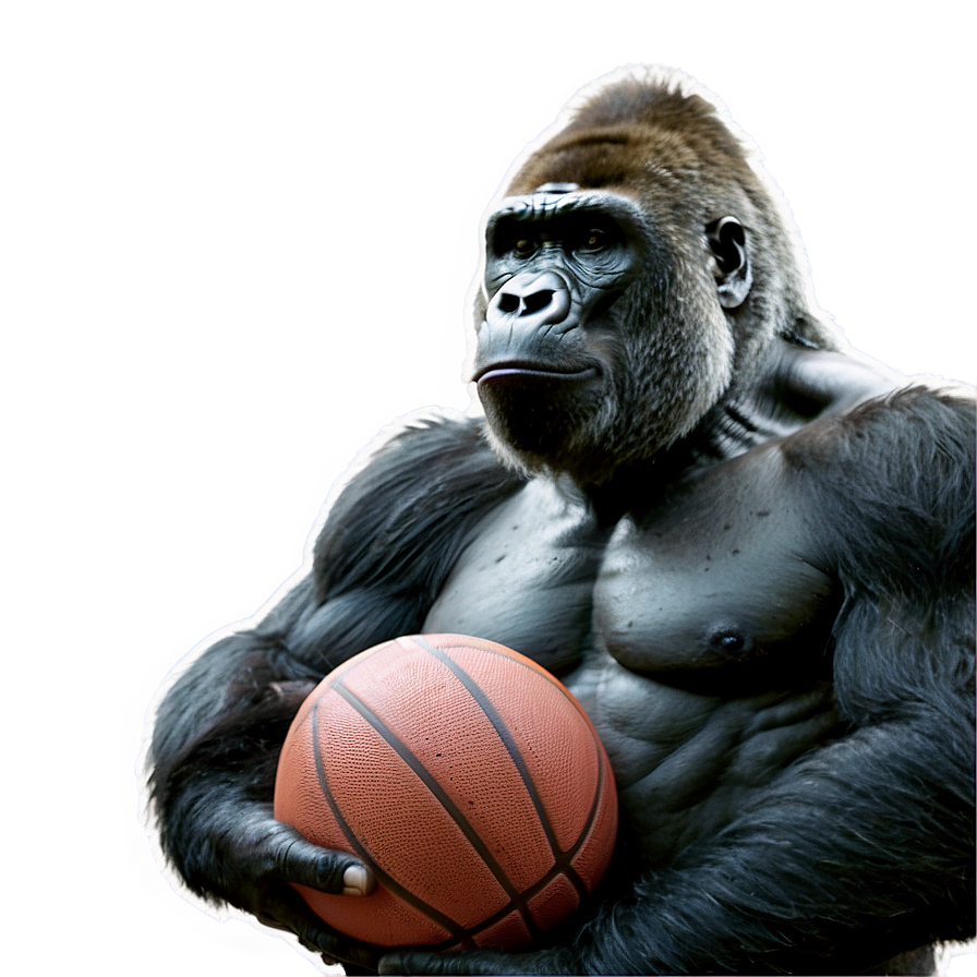 Gorilla Basketball Player Png Klp PNG Image