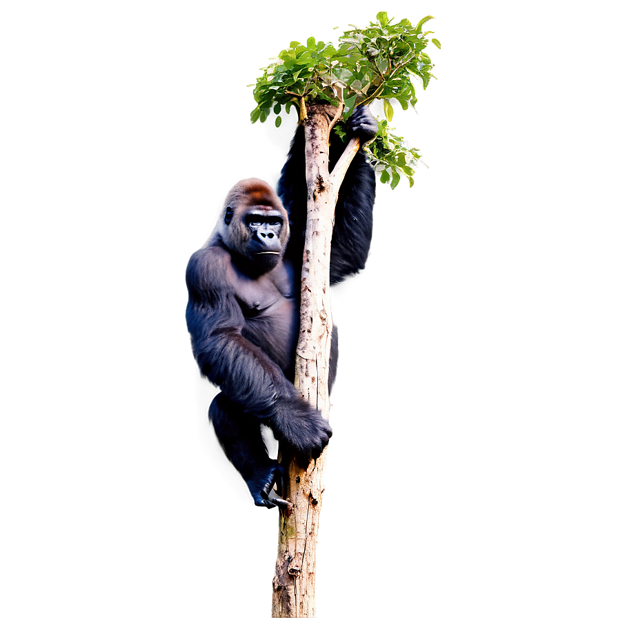 Gorilla Climbing Tree Png 69 PNG Image