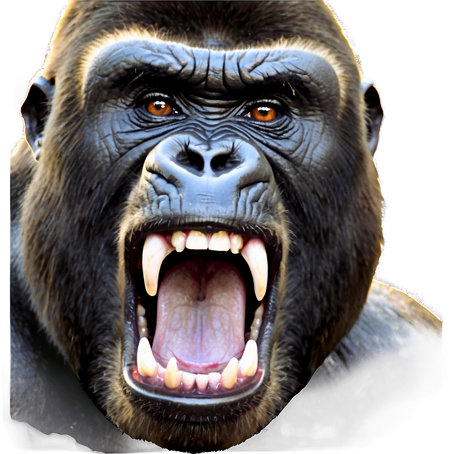 Gorilla In Rage Png Piq13 PNG Image