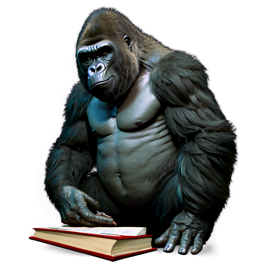 Gorilla Scientist Character Png 05212024 PNG Image