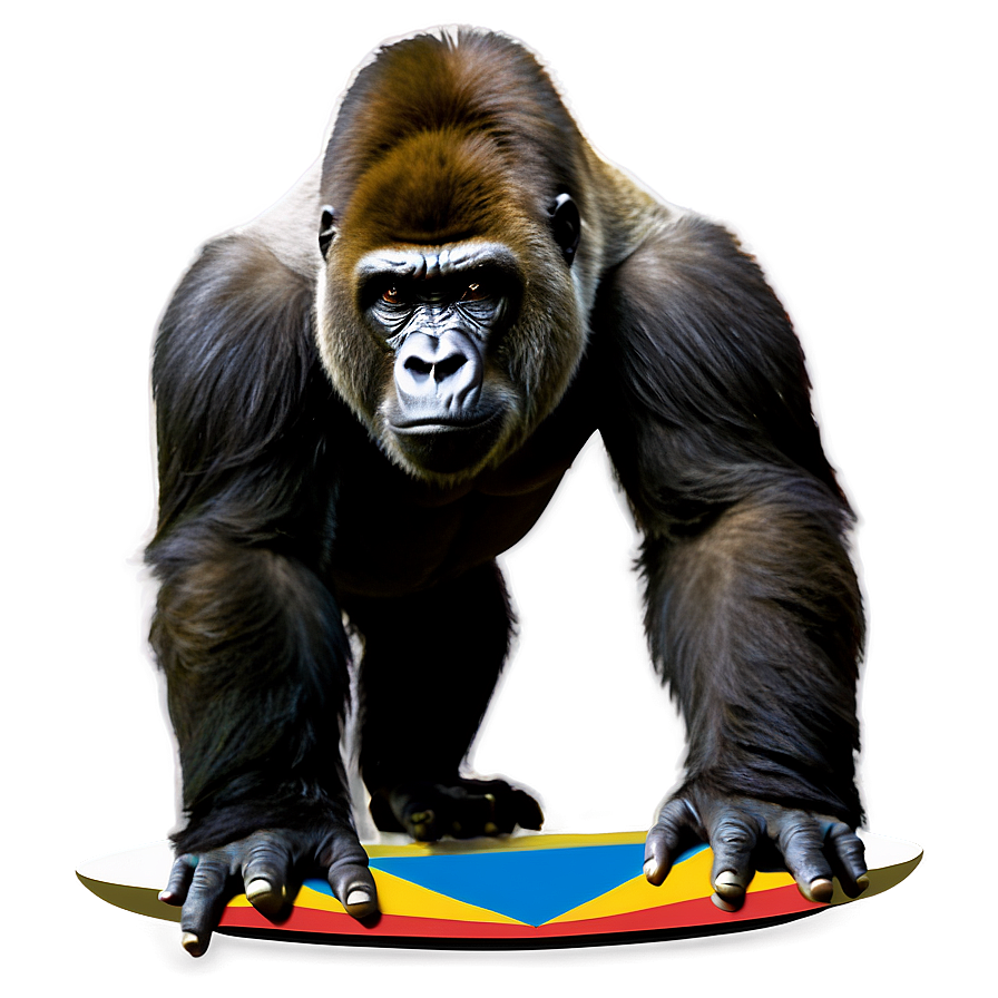 Gorilla Vintage Circus Poster Png 90 PNG Image