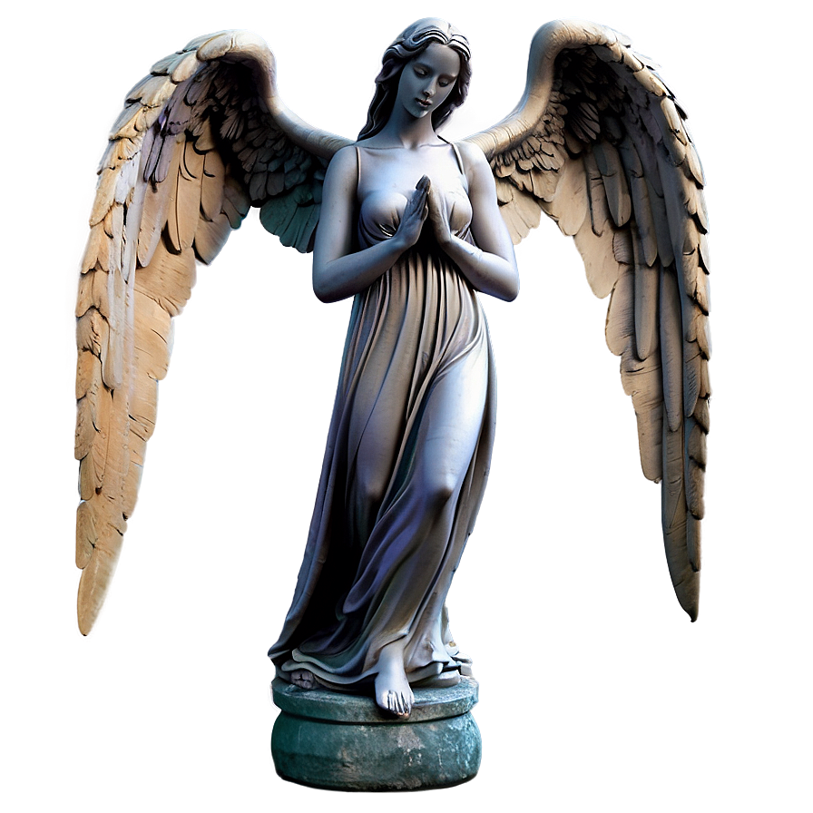 Gothic Angel Sculpture Png Qdi PNG Image