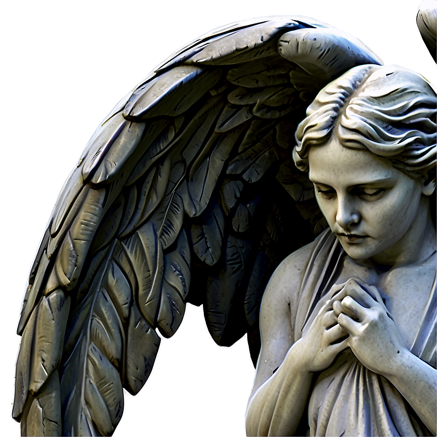 Gothic Angel Sculpture Png Utg99 PNG Image