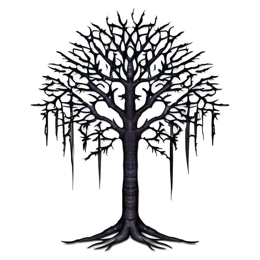 Gothic Black Tree Png 83 PNG Image