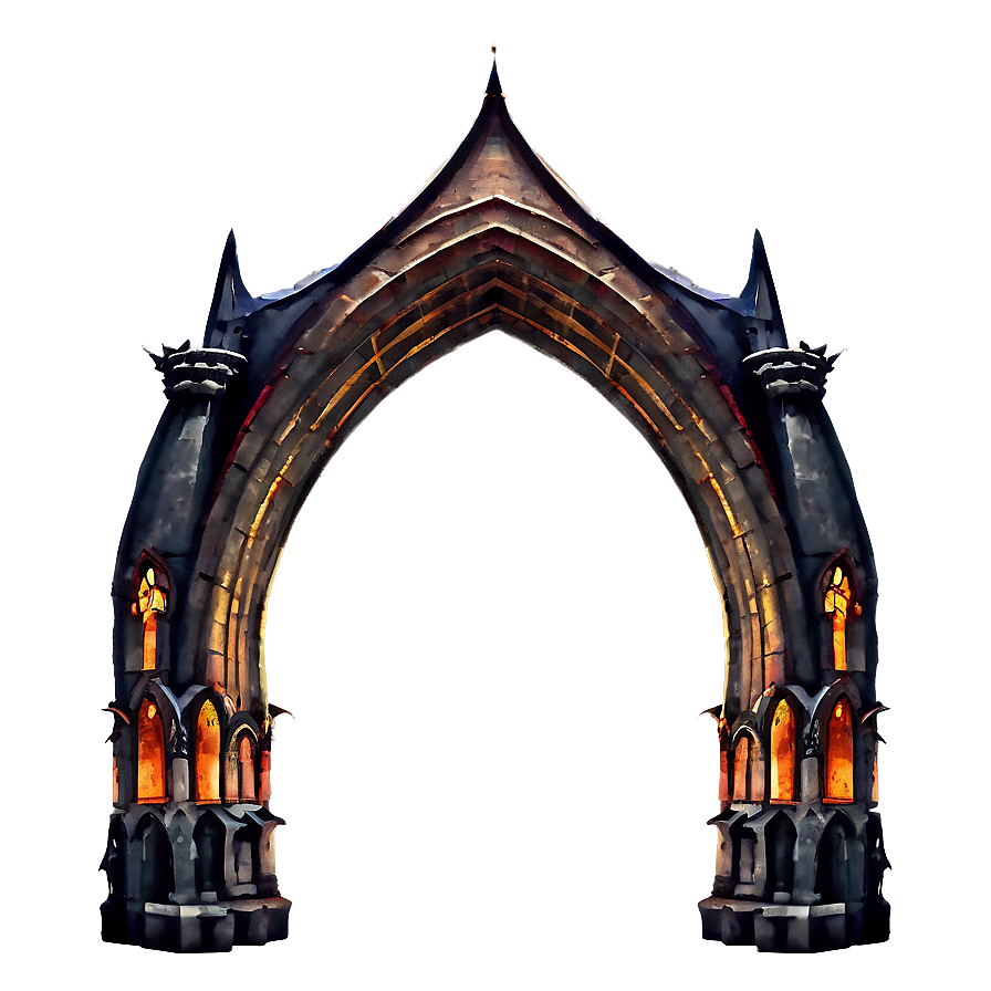 Gothic Cathedral Arch Png Ogt48 PNG Image