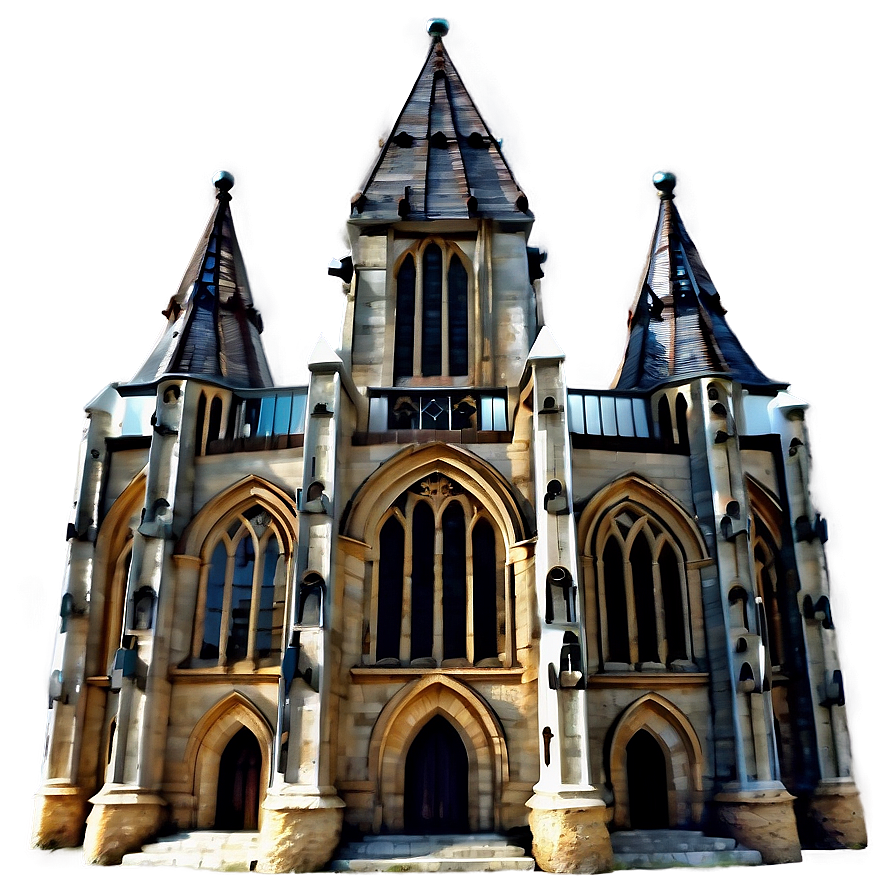 Gothic Cathedral Building Png 05232024 PNG Image