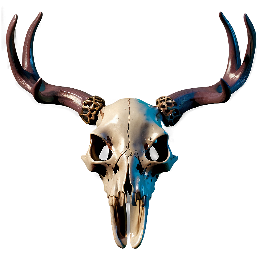 Gothic Deer Skull Decor Png 62 PNG Image