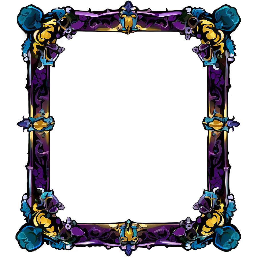 Gothic Frame Border Png Tmr44 PNG Image