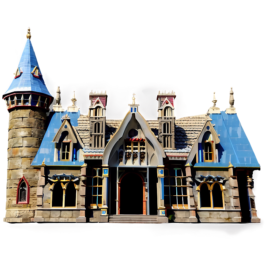 Gothic Mansion Detail Png 05242024 PNG Image