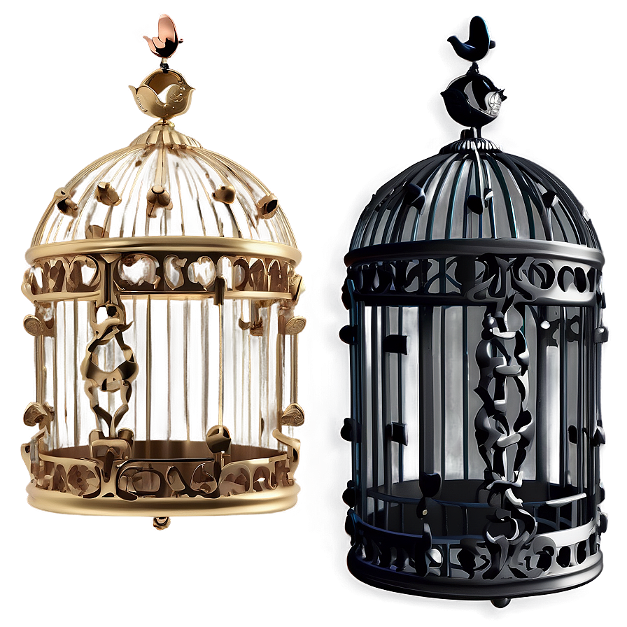 Gothic Style Birdcage Png 05252024 PNG Image