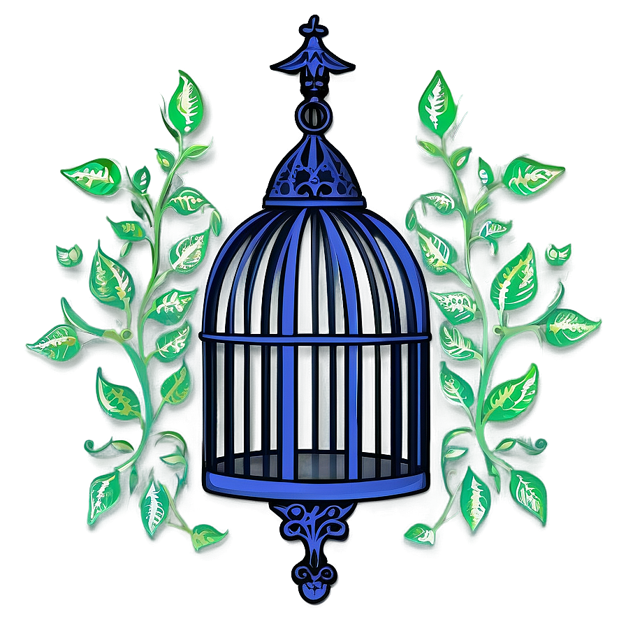 Gothic Style Birdcage Png 05252024 PNG Image