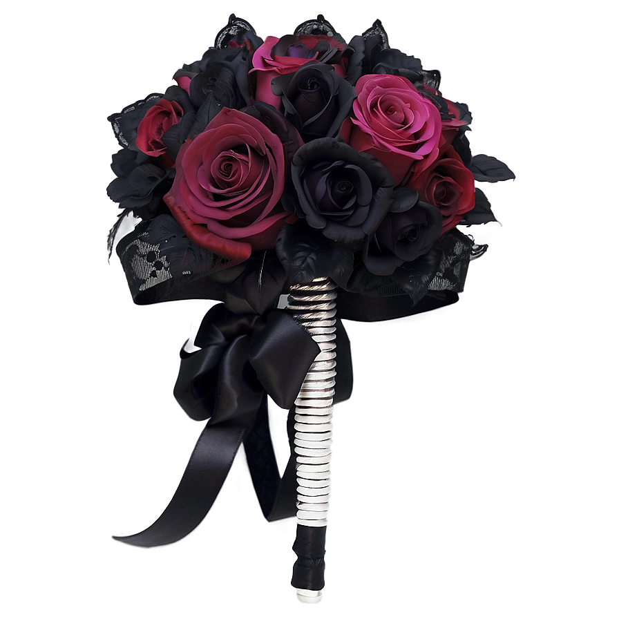 Gothic Wedding Bouquets Png 06292024 PNG Image