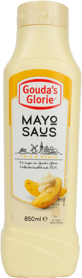 Goudas Glorie Mayo Saus Bottle850ml PNG Image