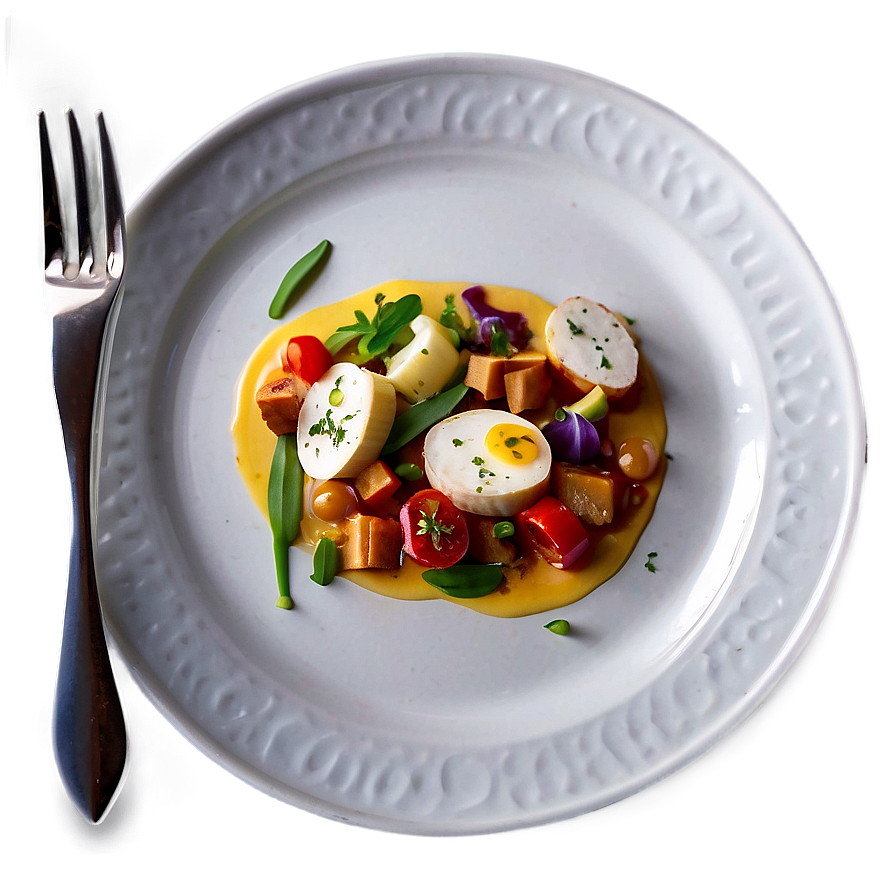 Gourmet Food Plates Png Obu90 PNG Image