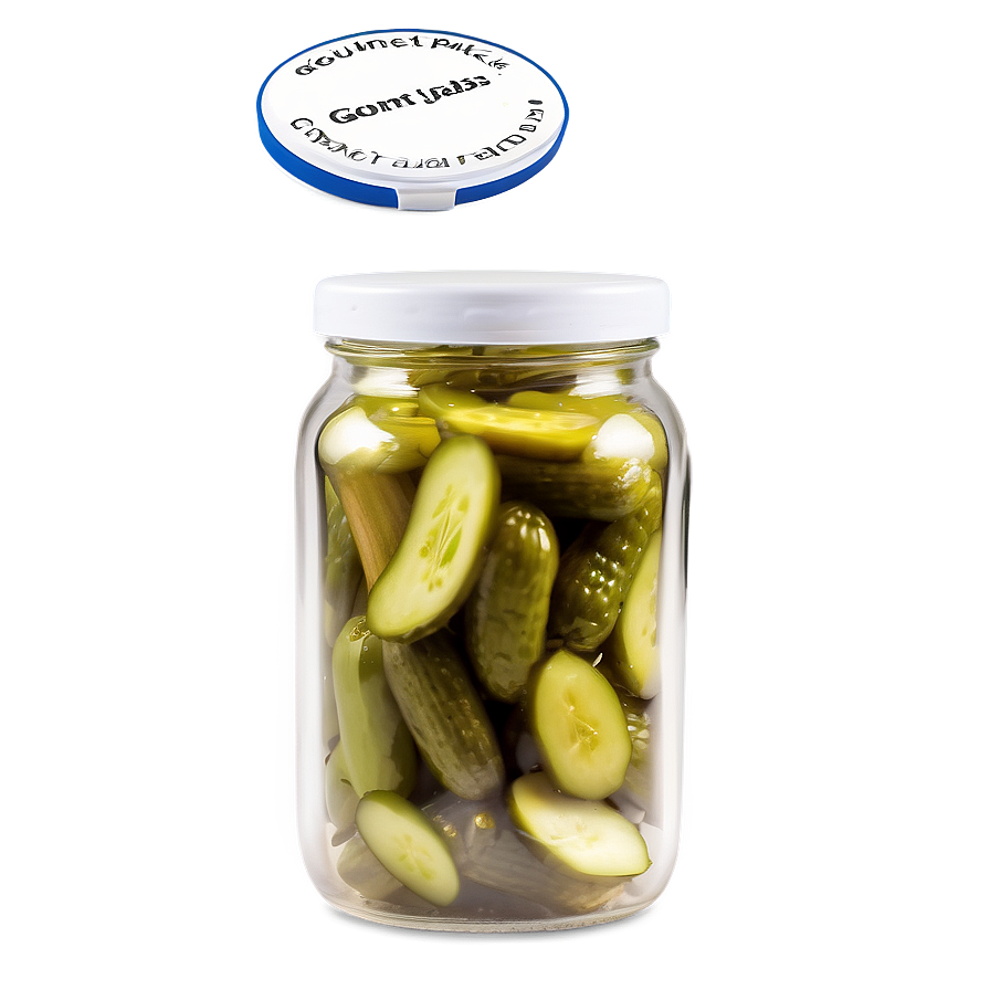 Gourmet Pickle Jar Png 06212024 PNG Image