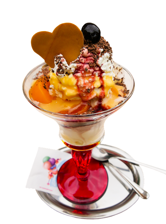 Gourmet Sundae Delight PNG Image