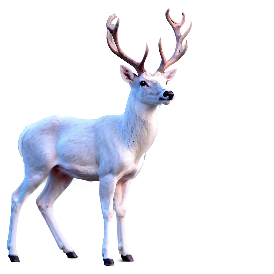 Graceful White Deer Png 05062024 PNG Image