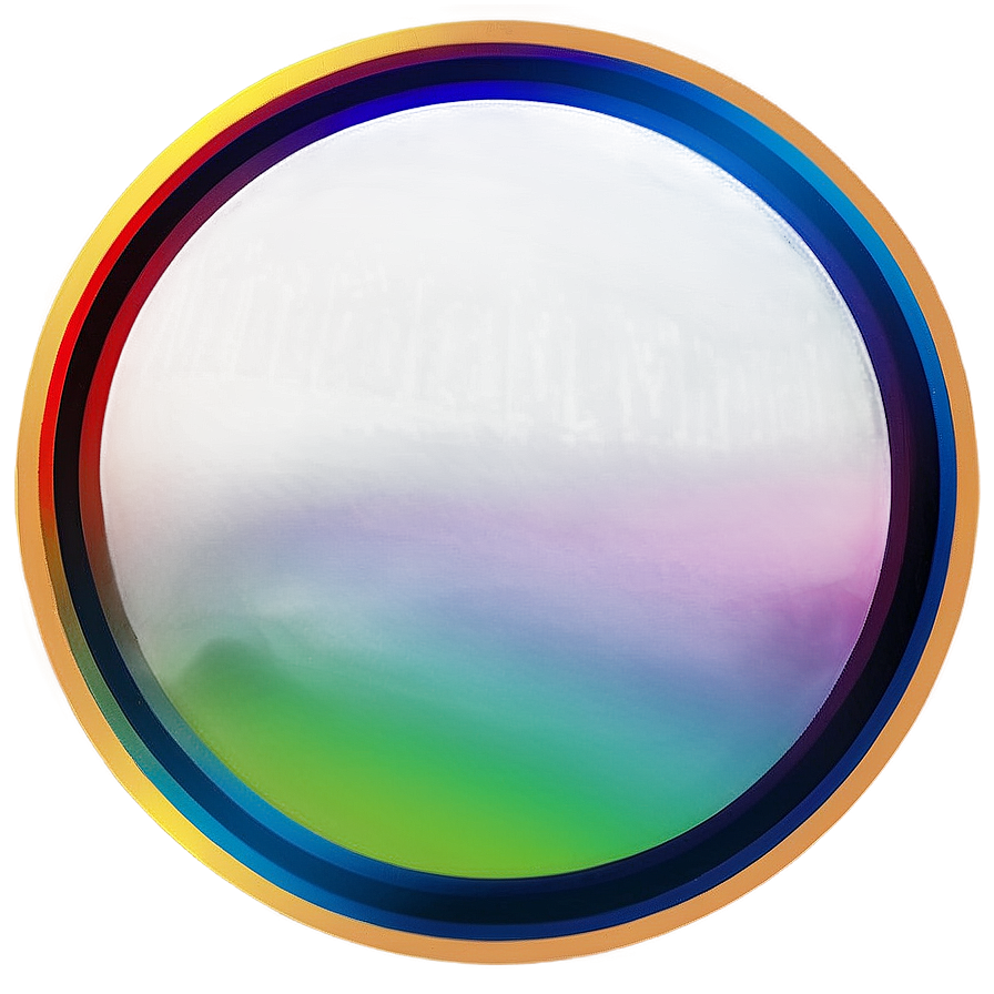 Gradient Circle Outline Png Ndr48 PNG Image