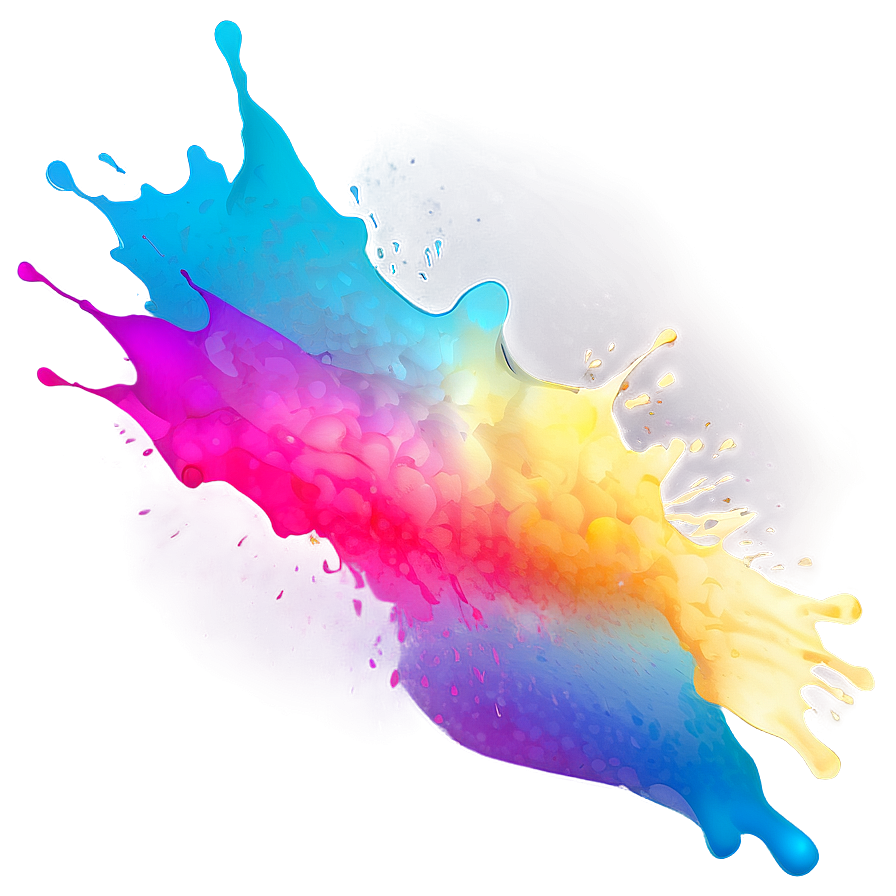 Gradient Color Splash Png 06252024 PNG Image