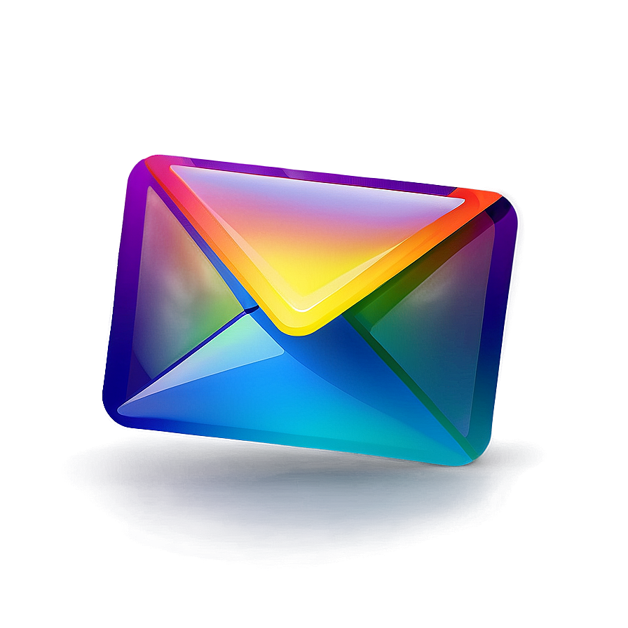 Gradient Email Icon Png 96 PNG Image