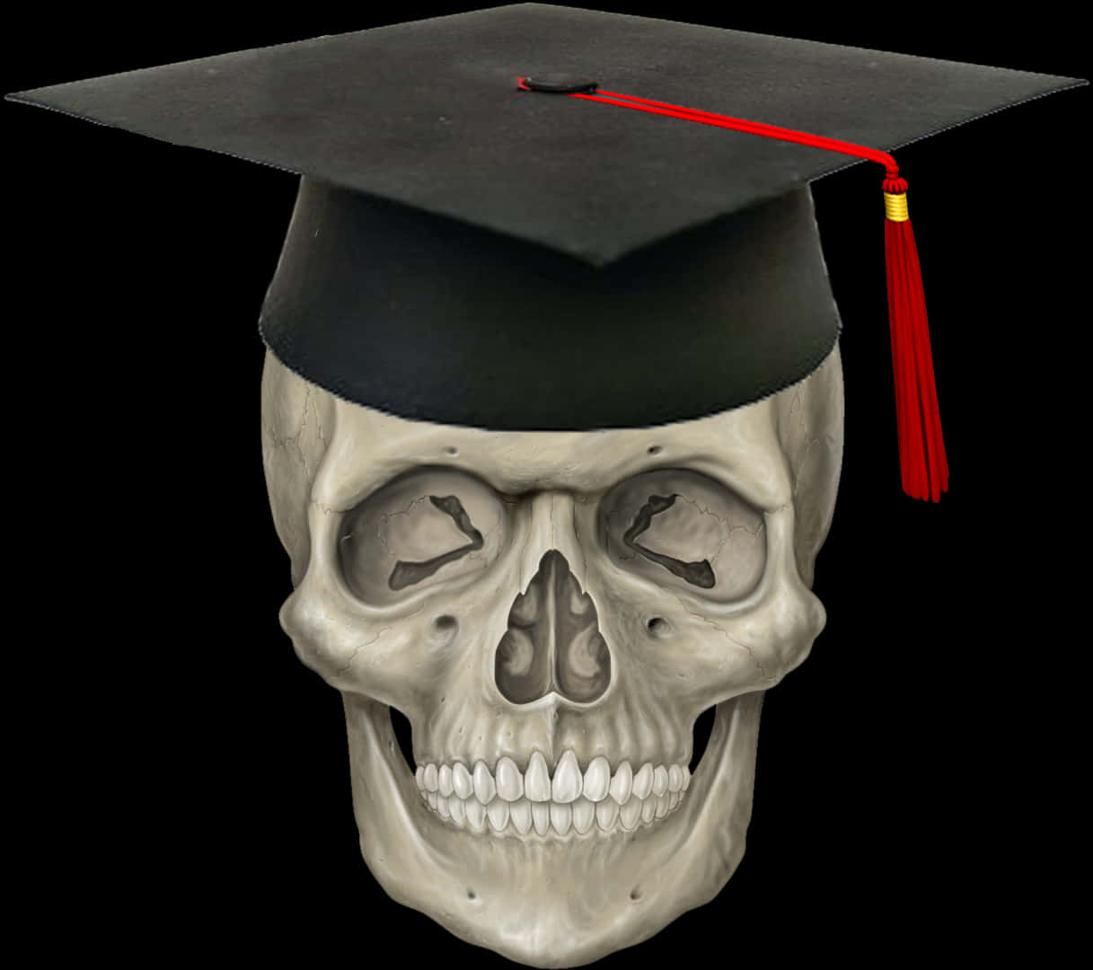 Graduated Skeletonwith Cap PNG Image