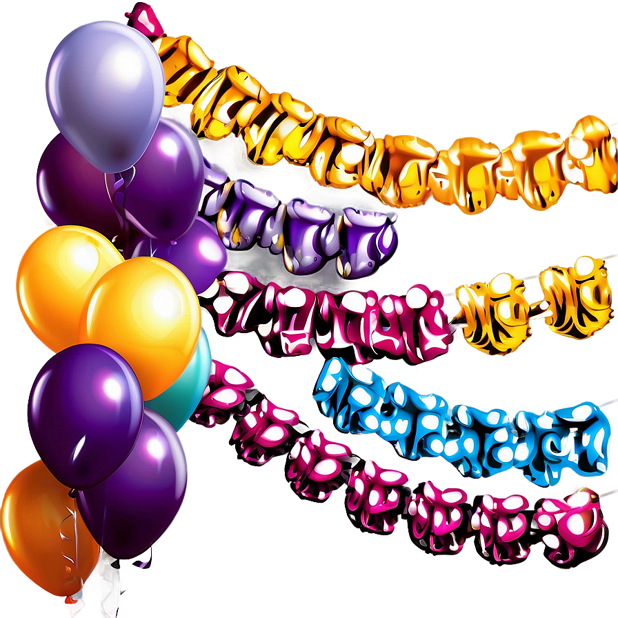 Graduation Balloon Garland Designs Png 06282024 PNG Image