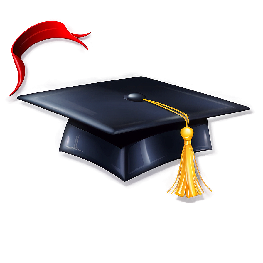 Graduation Cap Side View Clipart Drb69 PNG Image