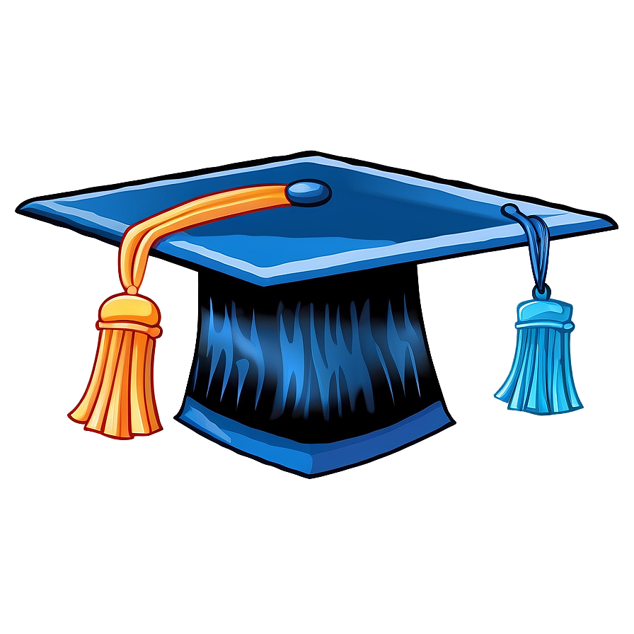 Graduation Cap Top View Clipart Gfj6 PNG Image