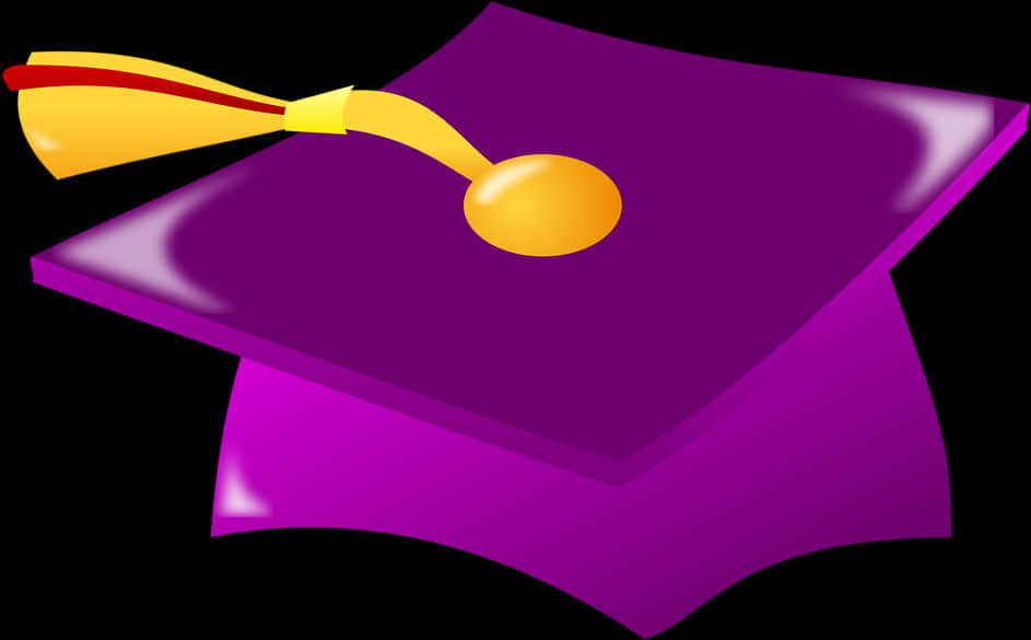 Graduation Cap Vector Illustration PNG Image