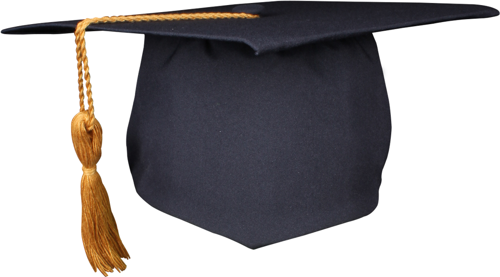 Graduation Capwith Gold Tassel.png PNG Image