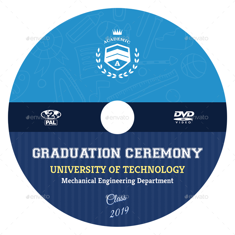 Graduation Ceremony D V D Cover2019 PNG Image