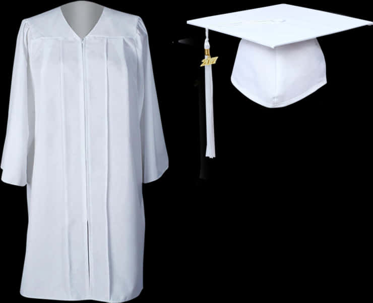 Graduation Gownand Cap Ensemble PNG Image