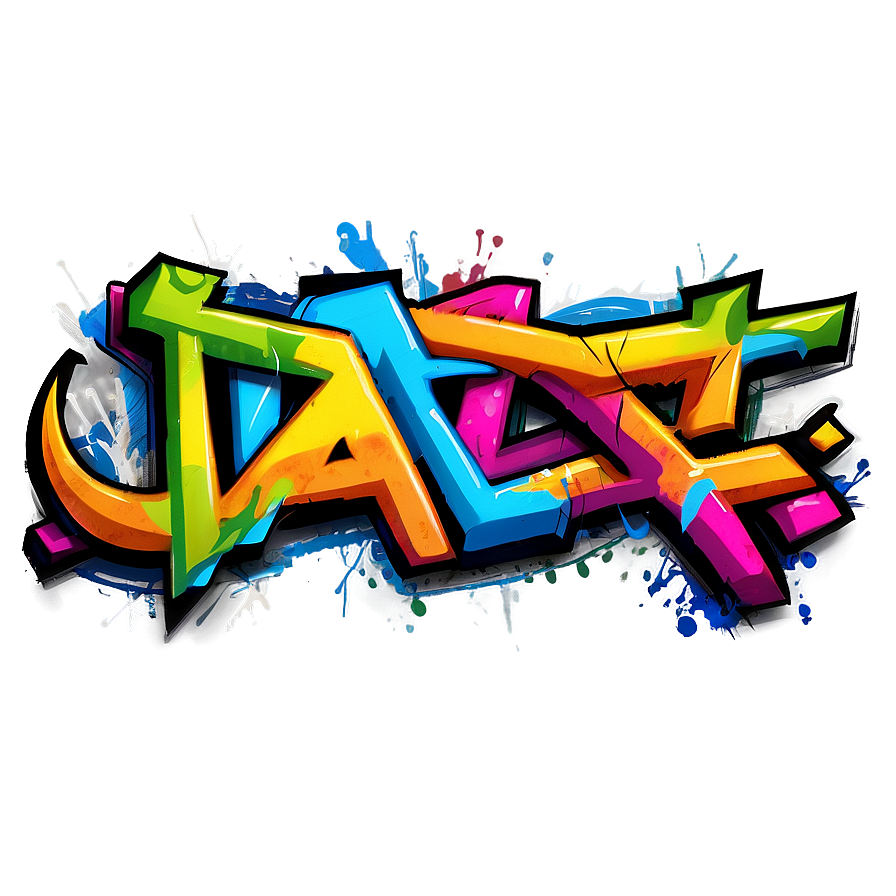 Graffiti Alphabet Png Pol63 PNG Image