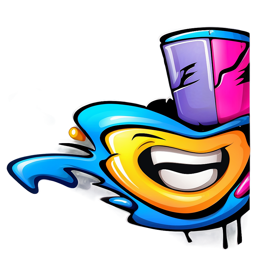 Graffiti Cartoon Png Eum PNG Image