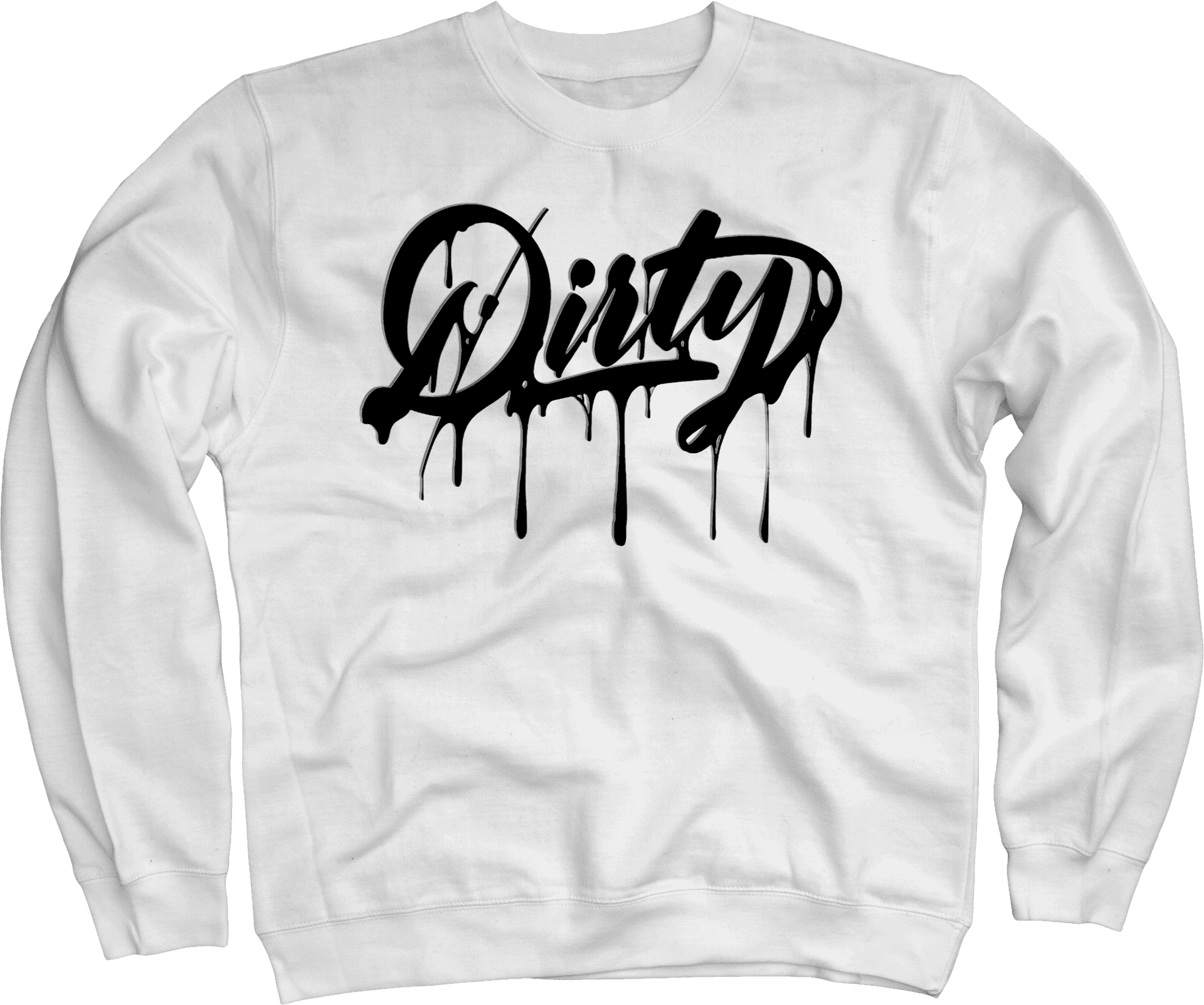 Graffiti Style Dirty Sweatshirt PNG Image