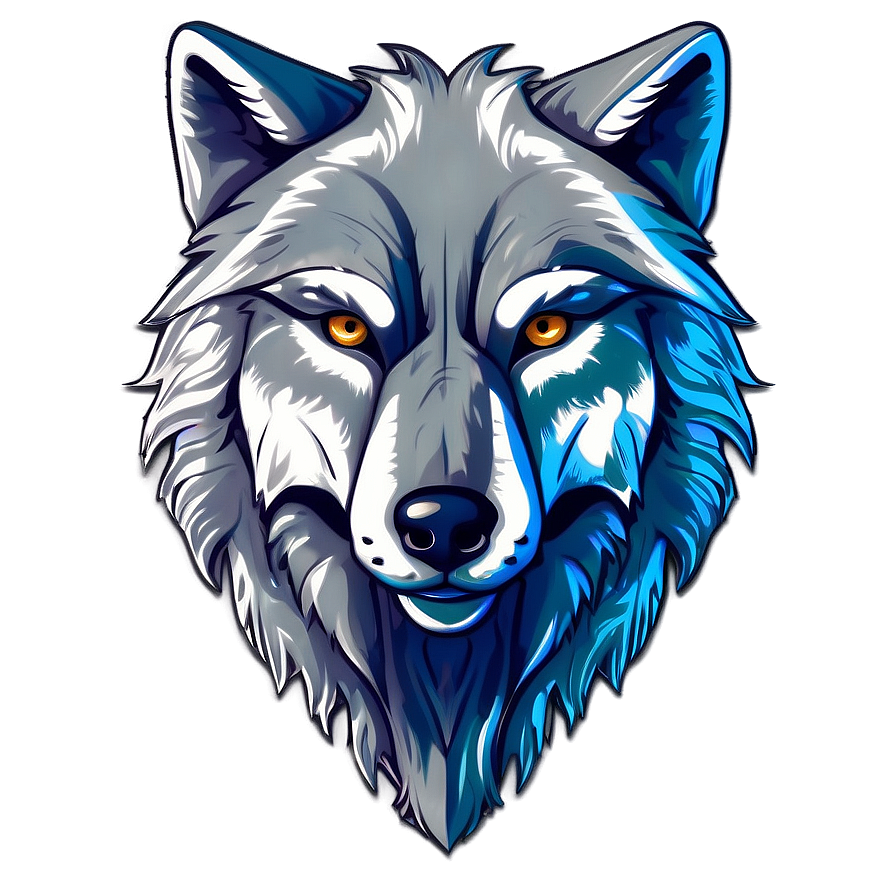 Graffiti Style Wolf Face Png 06292024 PNG Image