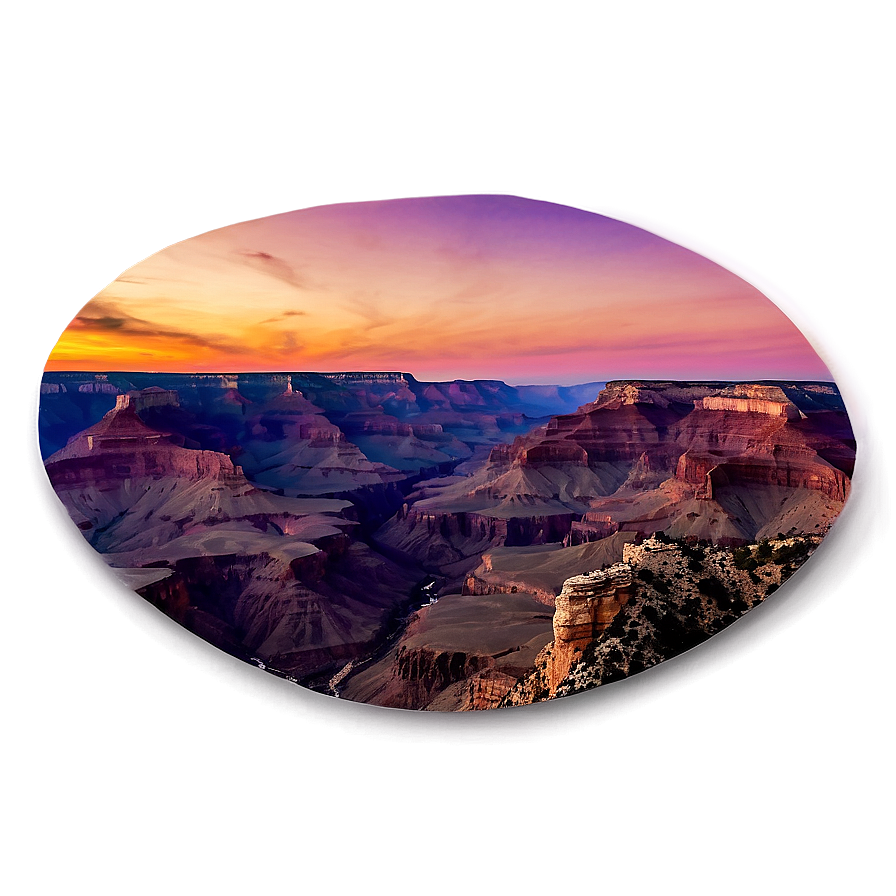 Grand Canyon Sunset Silhouette Png Jsq49 PNG Image