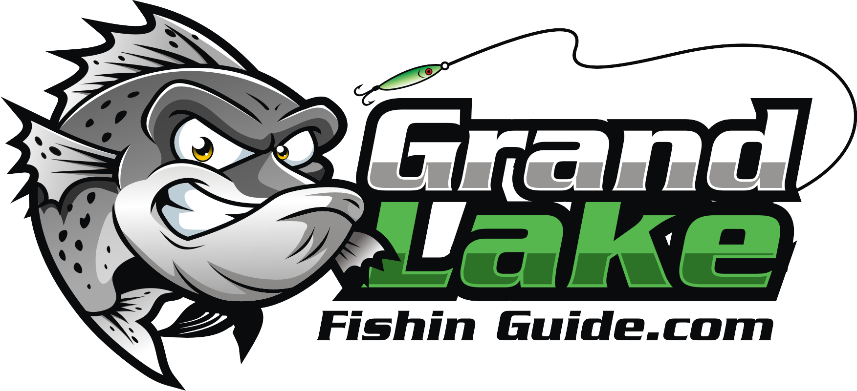 Grand Lake Fishing Guide Logo PNG Image