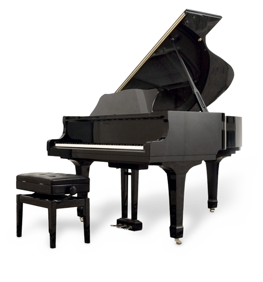 Grand Pianoand Stool PNG Image