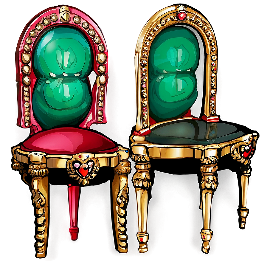 Grandiose Crown Chair Png Brf84 PNG Image