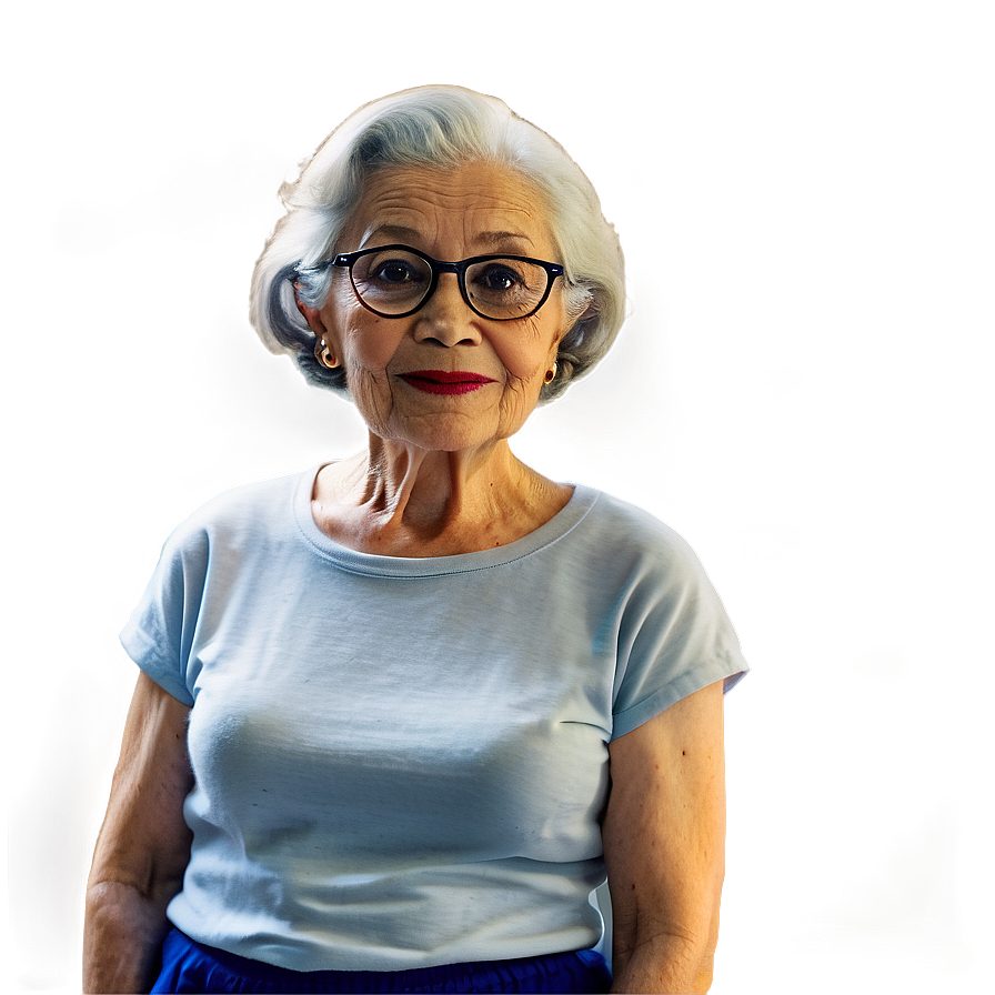 Grandma With Book Png Dxx3 PNG Image