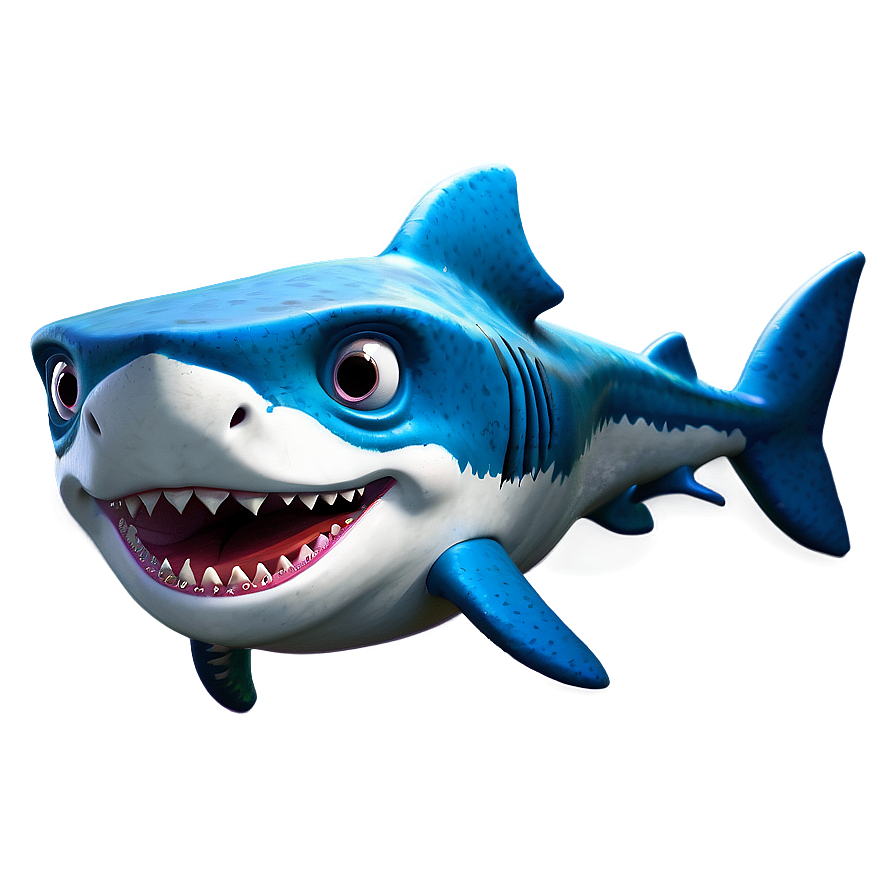 Grandpa Shark With Glasses Png Kae44 PNG Image