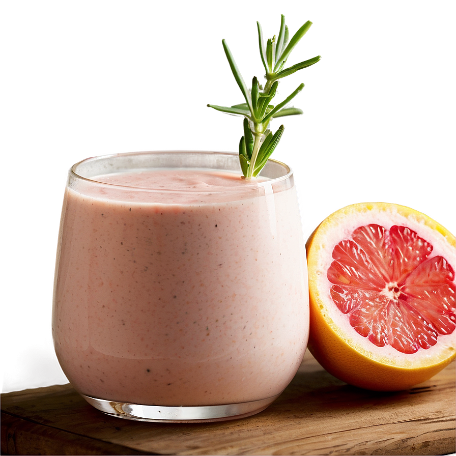 Grapefruit Rosemary Smoothie Png Wtl15 PNG Image