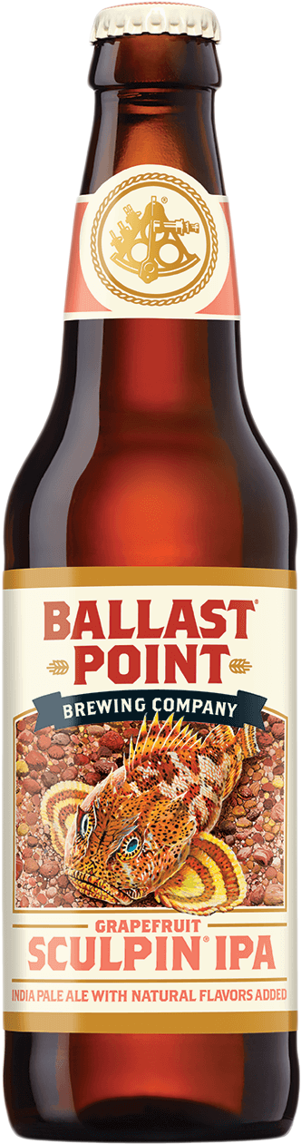 Grapefruit Scuplin I P A Ballast Point Brewing PNG Image