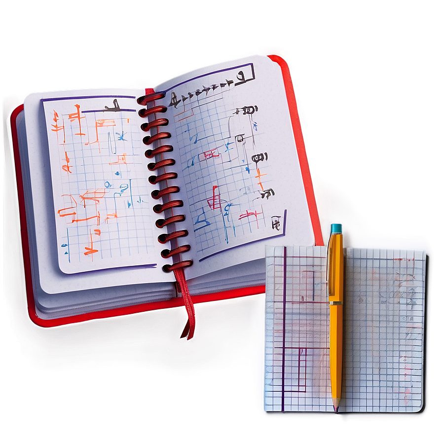 Graph Paper Notebook Style Png Hyg31 PNG Image