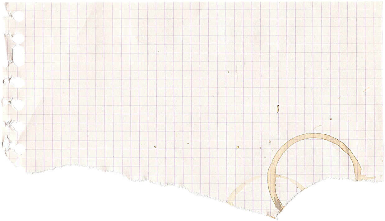 Graph Paperwith Coffee Stainand Torn Edge PNG Image