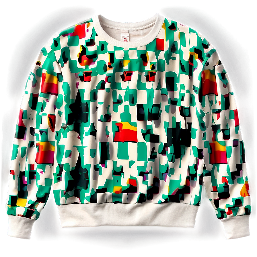 Graphic Crewneck Sweater Png Lgn1 PNG Image