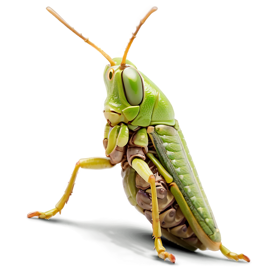 Grasshopper Close-up Png Urw PNG Image